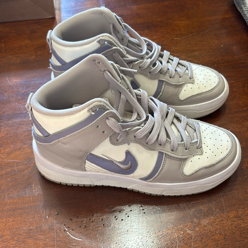 High Up Iron Purple Nike Dunks women’s 8